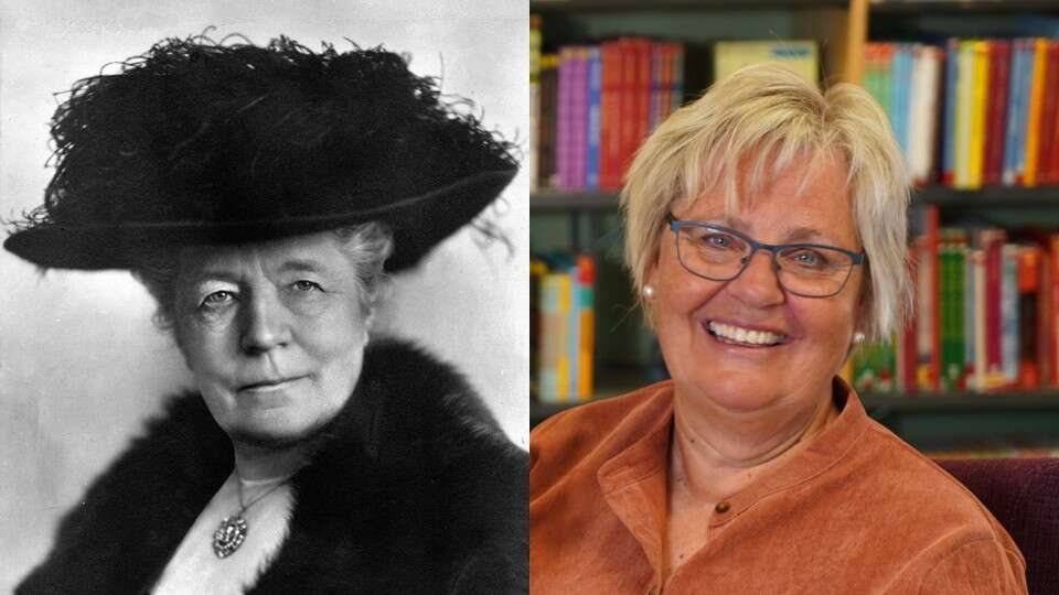 Selma Lagerlöf og bibliotekar Karen S.Henriksen